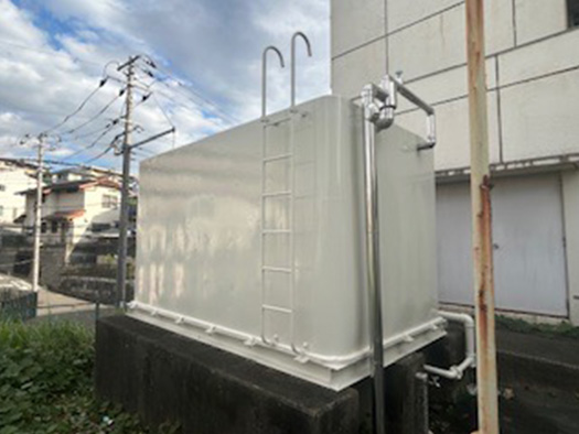 受水槽塗装工事