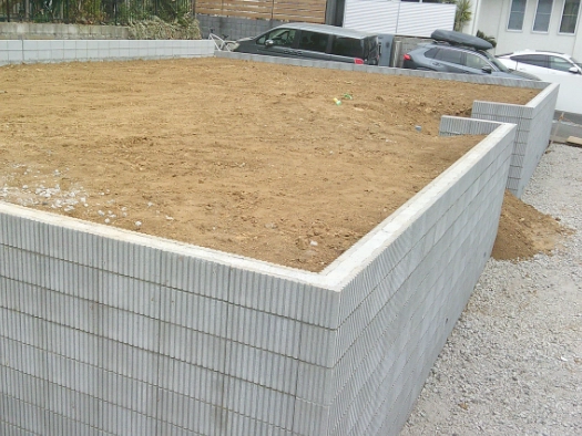 港北区下田新築工事「施工前」