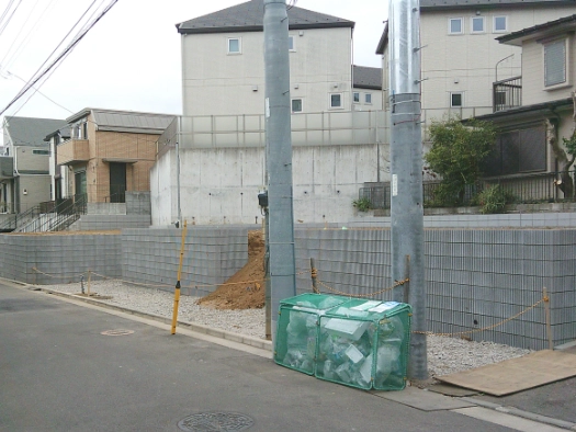 港北区下田新築工事「施工前」